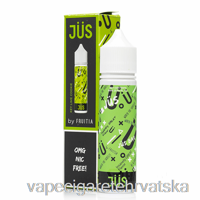 Vape Cigarete Key Limeta Kolačić - Sok E-tekućina - 60 Ml 0 Mg